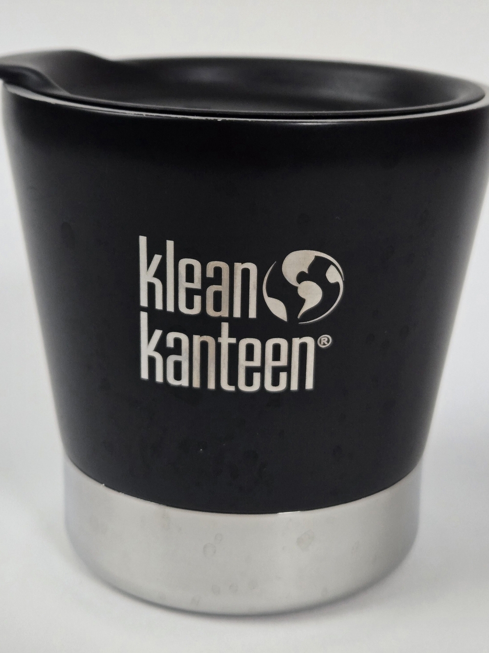 Klean Kanteen Insulated Stainless Steel Black Tumbler w/Lid - 8oz